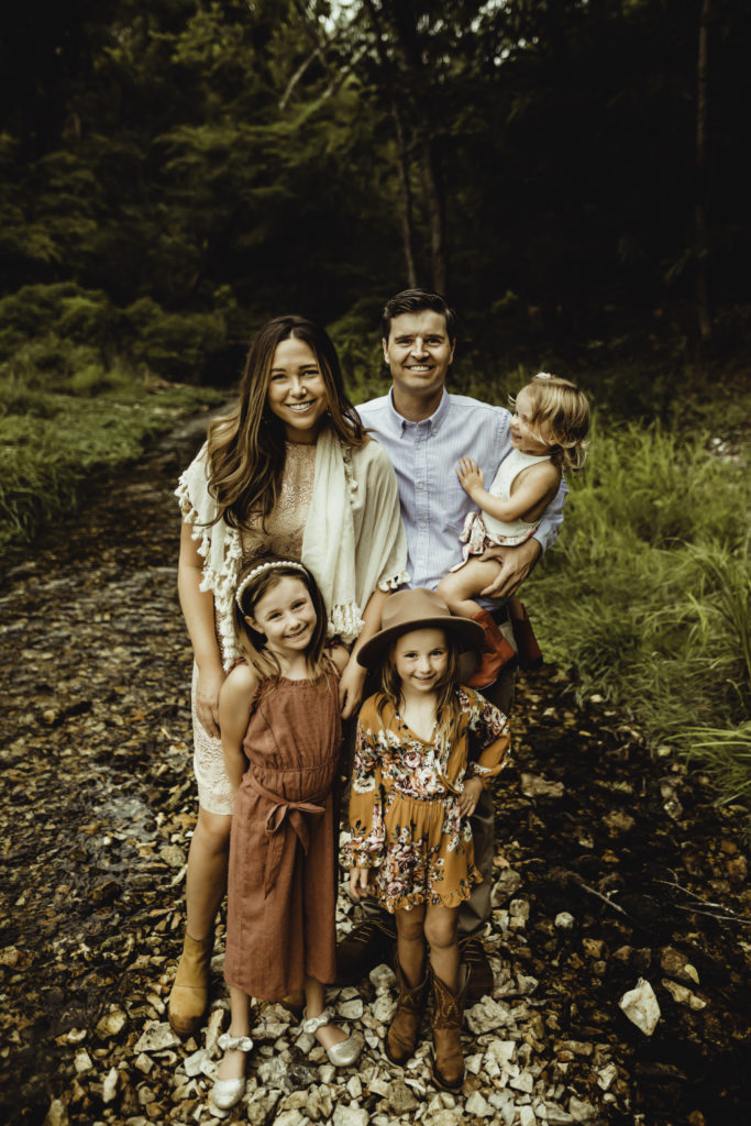 Dr. Sutherland with her Kids and Husband - Nixa Dental, MO
